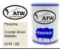 Preview: Porsche, Crystal Silver Metallic, A7W / 8E: 500ml Lackdose, von ATW Autoteile West.